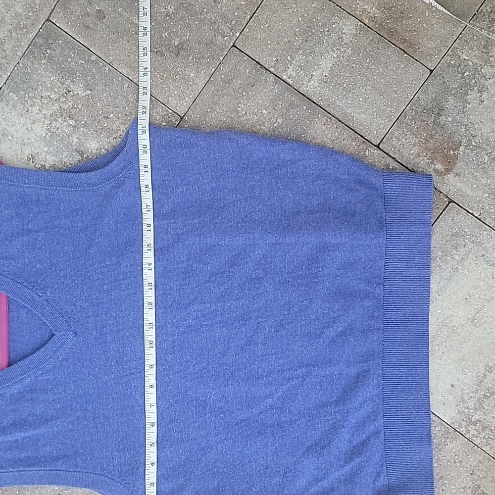 Daniel Cremieux Supima Cotton V Neck Sweater Vest Sz Large - Picture 5 of 7
